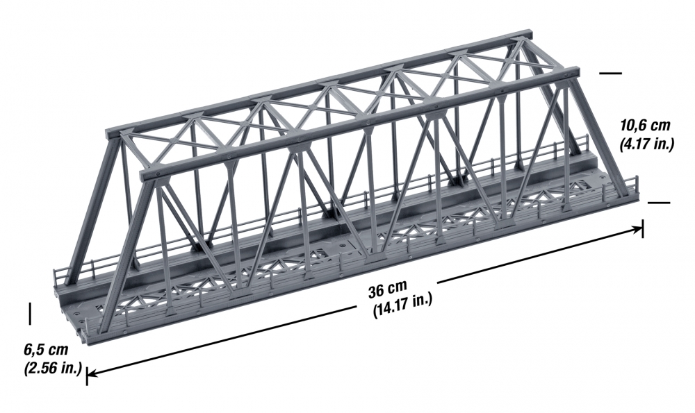 NOCH 21320 H0 Kastenbrücke 36cm