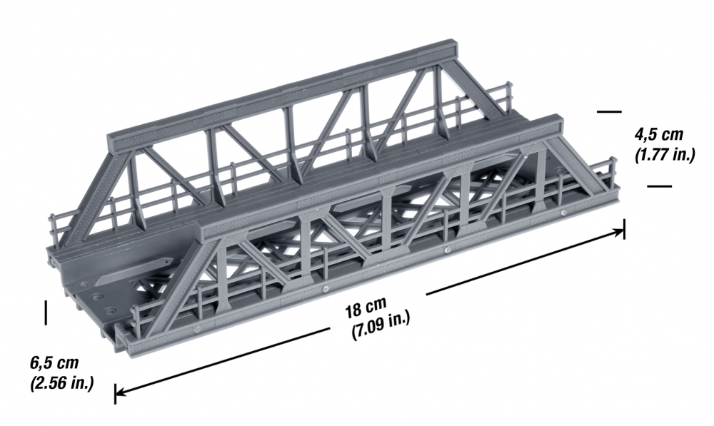 NOCH 21330 H0 Vorflut-Brücke 18cm