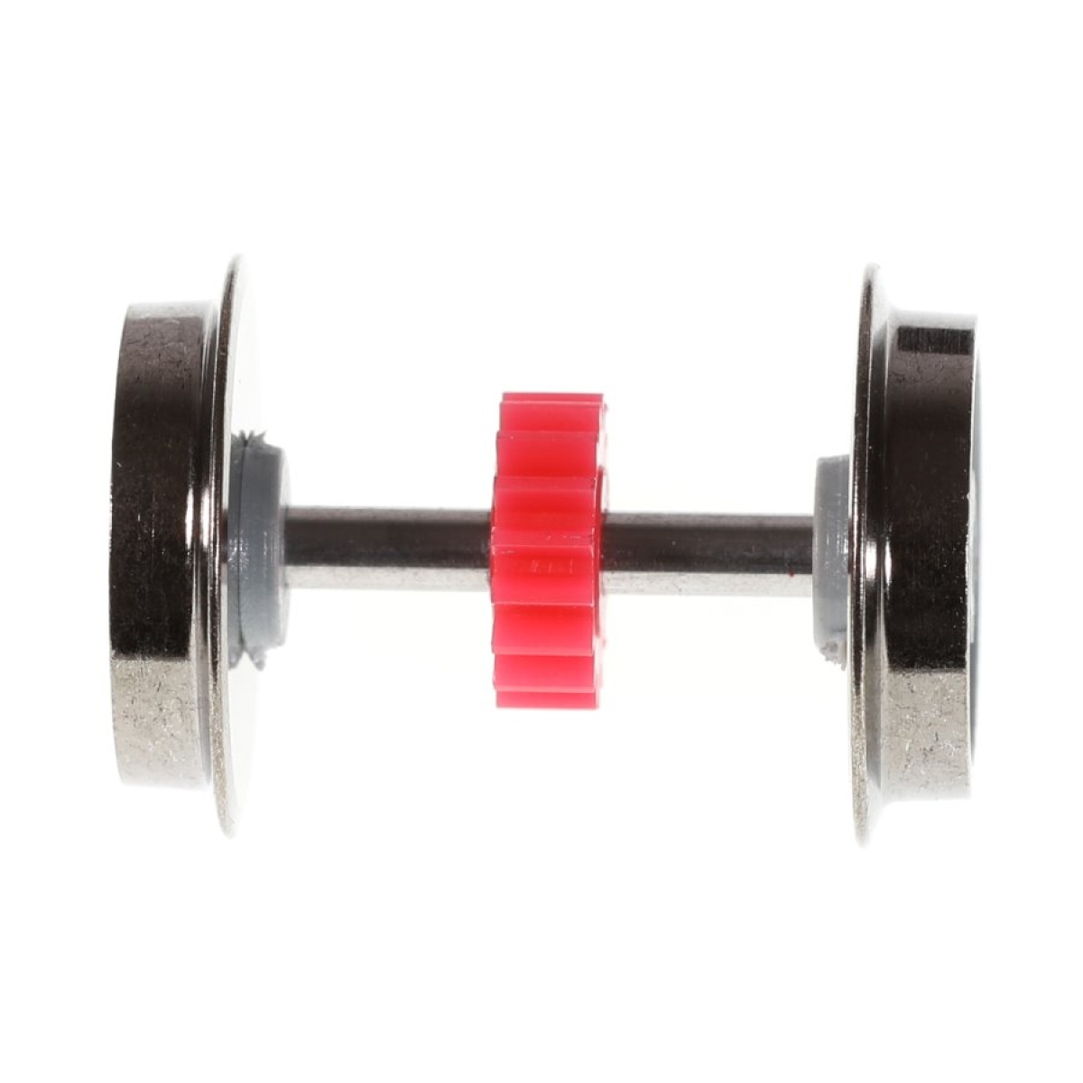Roco 145433 H0 Radsatz mit Zahnrad ohne Haftringe, 1,2 mm Spurkranz