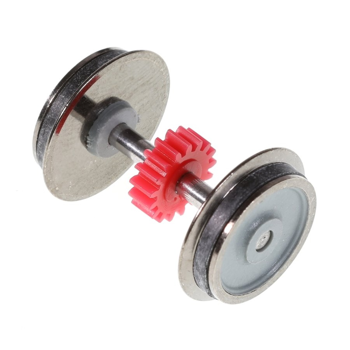 Roco 145435 Radsatz mit Zahnrad und Haftringe, 1,2 mm Spurkranz. Modelleisenbahn