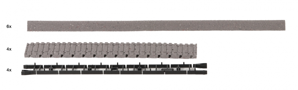 Roco 42661 H0 Gleisbettung für Flexgleis 42401