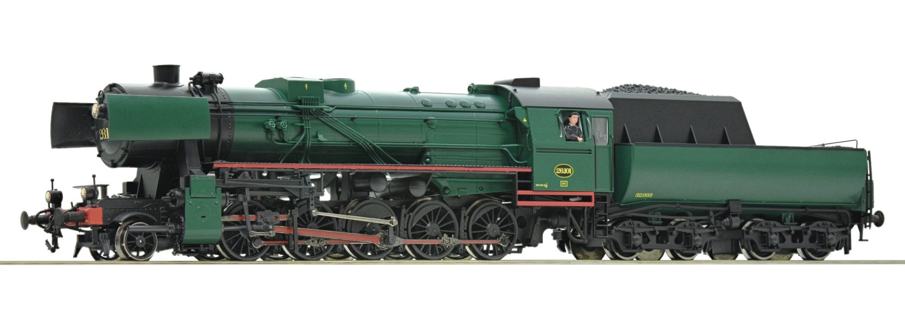 Roco 78272 H0 Dampflok Serie 26, SNCB "Digital+Sound" für AC~ Wechselstrom