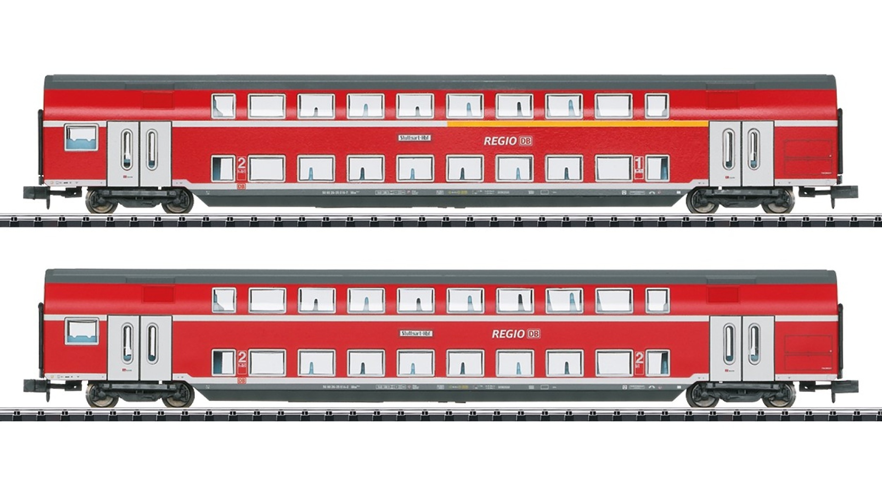 Minitrix 11148.2 N Doppelstockwagen, DB AG 2er-Set 