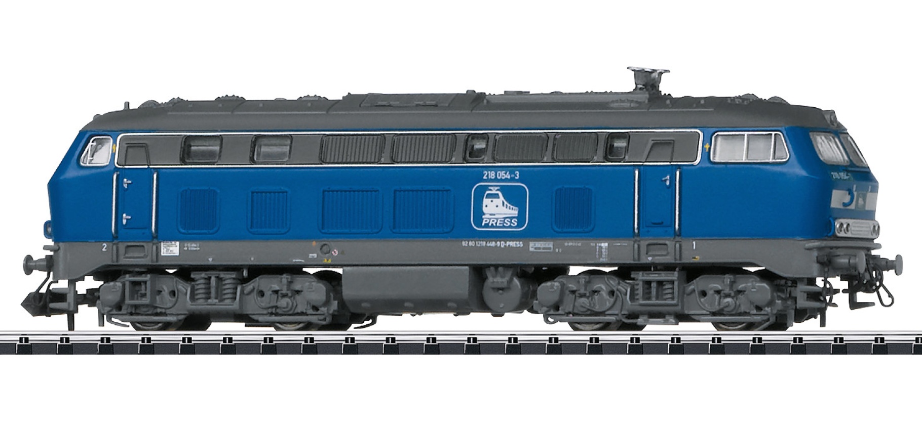 Minitrix 16824 N Diesellok BR 218 054-3, Press "Digital+Sound"