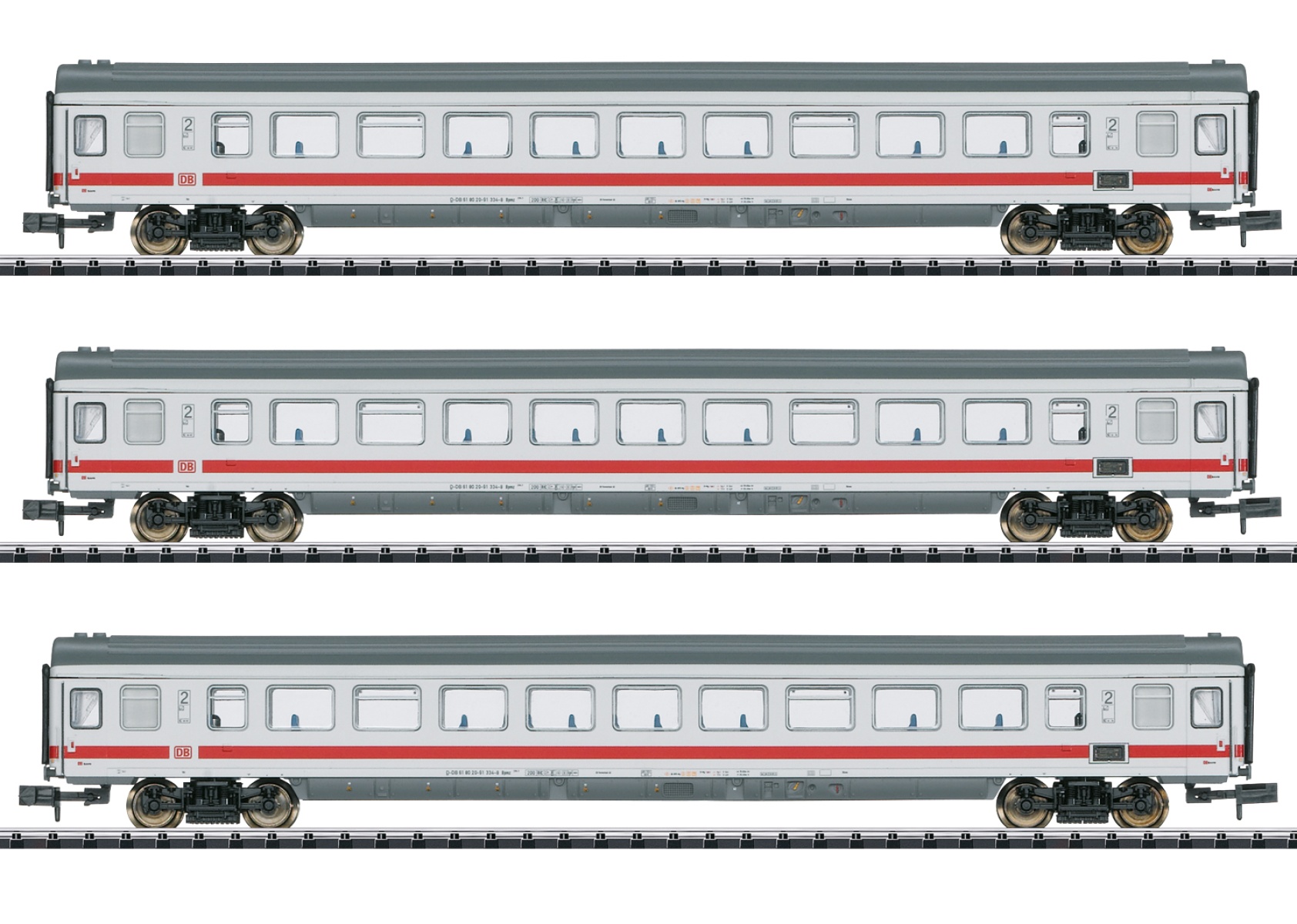 Minitrix 18216 N IC-Schnellzugwagen, DB AG 3er-Set 