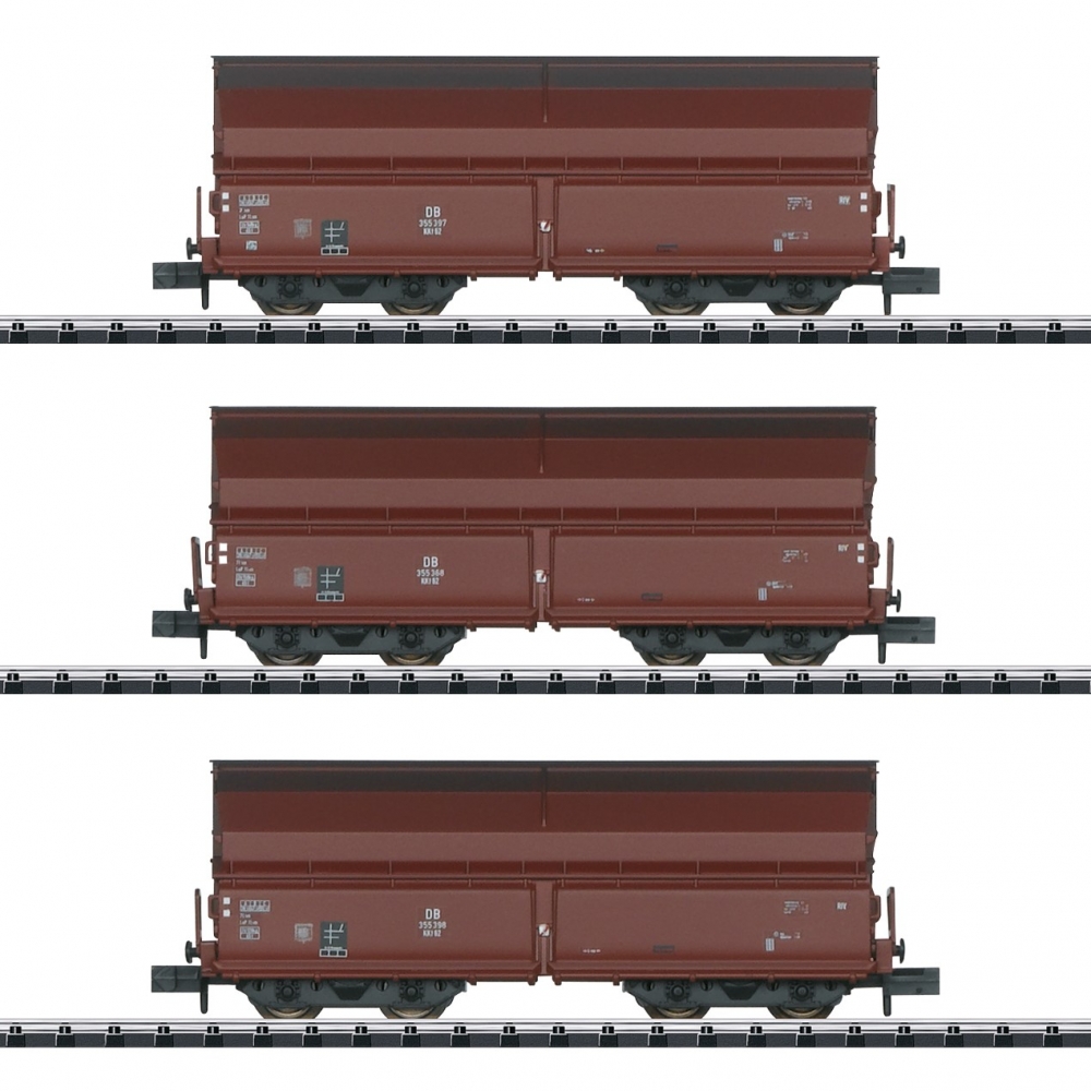 Minitrix 18270 N Selbstentladewagen Kkt-62, DB 3er-Set
