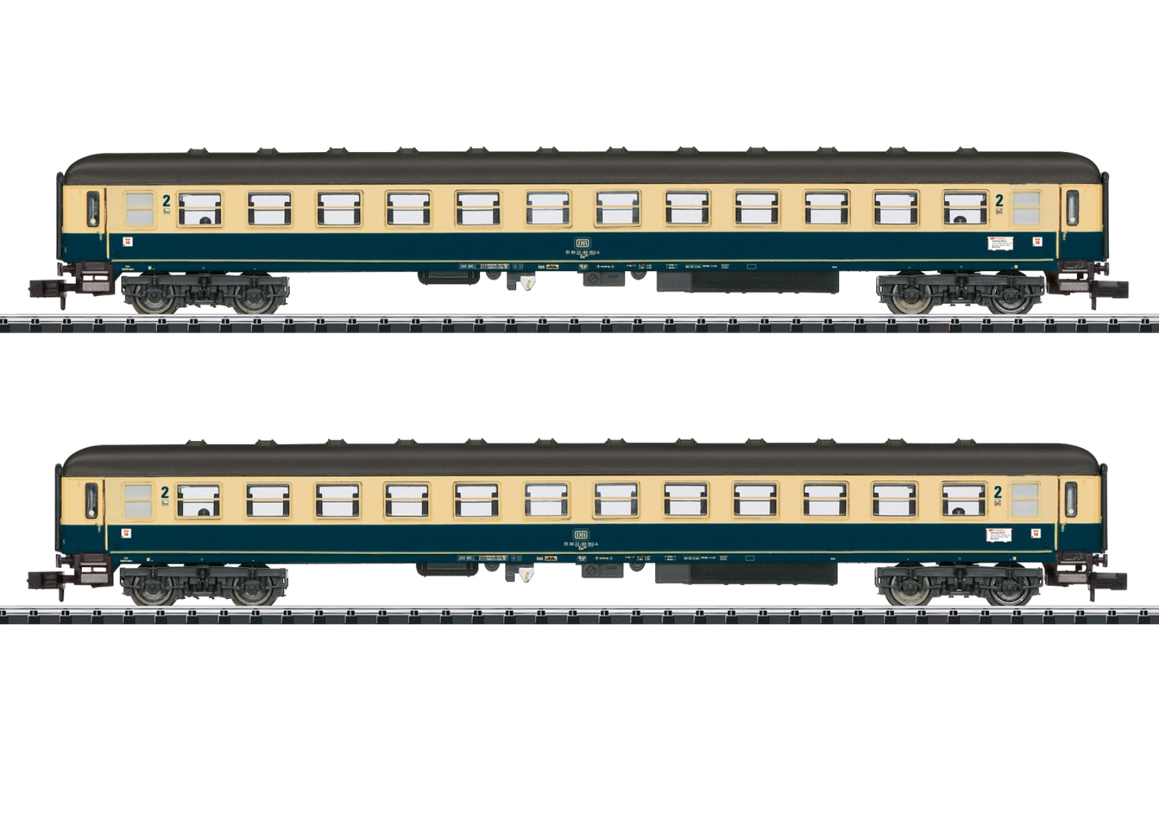 Minitrix 18276 N Schnellzugwagen FD 1922, DB 2er-Set 