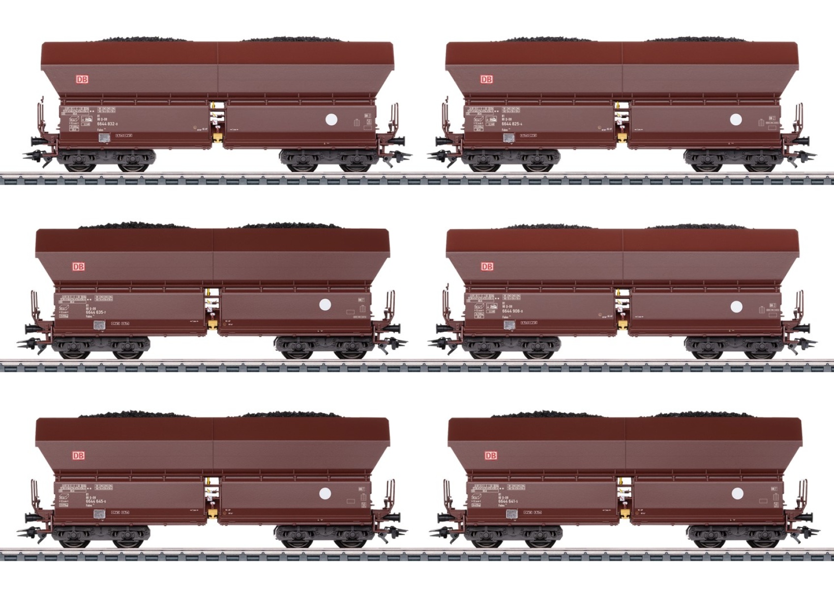 Trix 24182 H0 Selbstentladewagen Falns 182, DB AG 6er-Set 