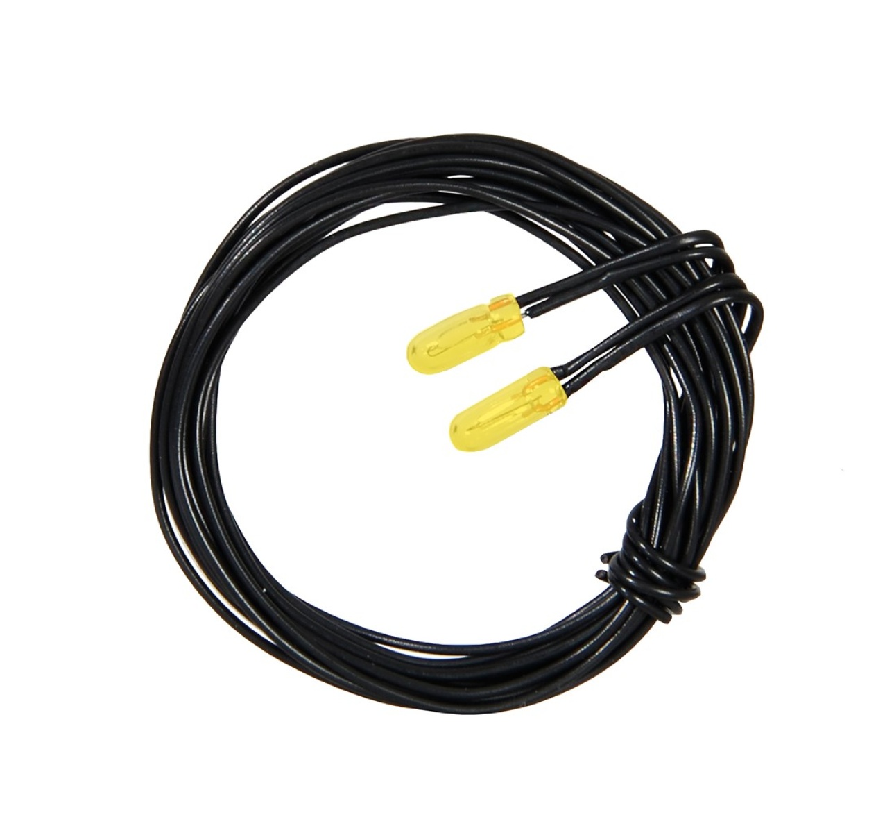 Viessmann 3501 Glühlampen gelb T3/4, Ø 2,3 mm, 12 V, 50 mA, 2 Kabel, 2 Stück