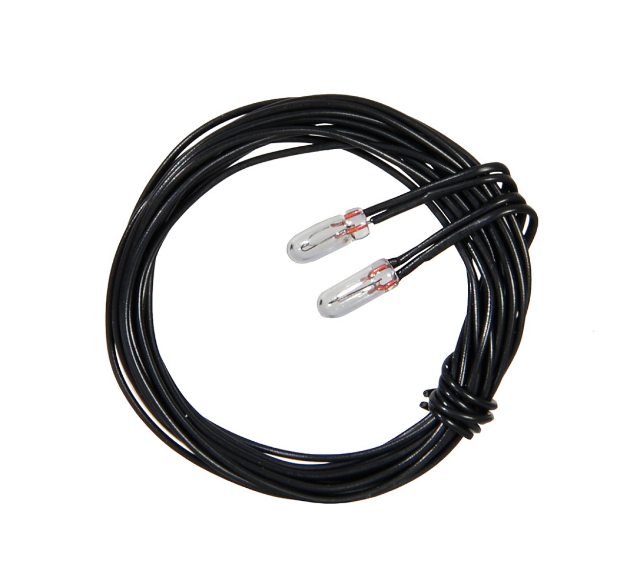 Viessmann 3503 Glühlampen klar T3/4, Ø 2,3 mm, 12 V, 50 mA, 2 Kabel, 2 Stück