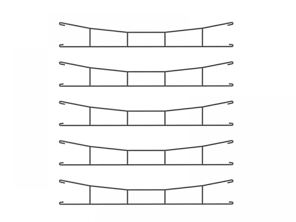 Viessmann 4142 H0 Fahrdraht 190 mm, 5 Stück