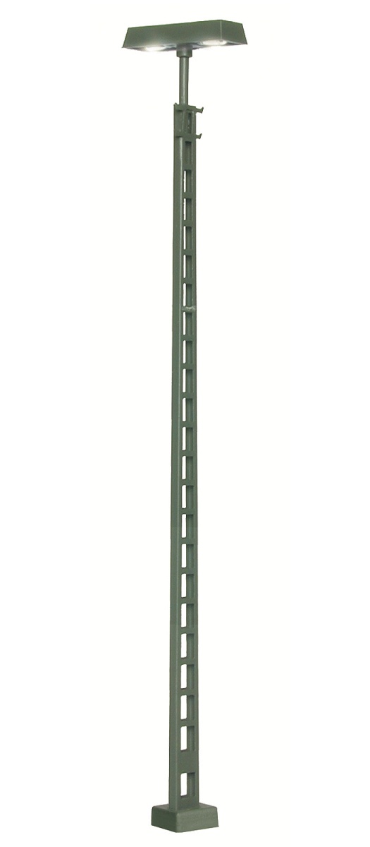 Viessmann 63631 H0 Gittermastleuchte mit Kontaktstecksockel, 2 LEDs weiß