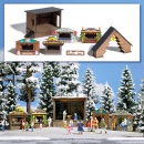 BUSCH 1183 H0 Wald-Weihnachtsmarkt 