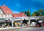 FALLER 120188 H0 Bahnsteig mit Kiosk 