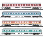 Minitrix 15806 N Personenwagen „Neue Farben“ DB 4er-Set 
