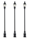 FALLER 180116 H0 LED-Parklaterne, warmweiß, 3 Stück 
