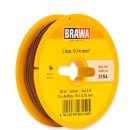 BRAWA 3154 Litze 0,14 mm², 25 m Spule, braun 