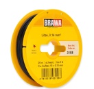 BRAWA 3158 Litze 0,14 mm², 25 m Spule, schwarz 