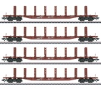 Märklin 4771 H0 Rungenwagen der DB, 4er-Set 