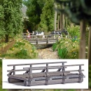 BUSCH 1850 H0 Holzbrücke 