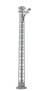 BUSCH 4187 H0 Gittermastleuchte (weiß) 
