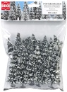 BUSCH 6465 H0 10 Schneetannen mit Zubehör 