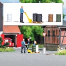 BUSCH 7809 H0 Hubwagen mit Hubwagenfahrer 