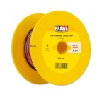 BRAWA 32391 Flachbandlitze Zweiadrig, 0,14 mm², 25 m Spule, rot/schwarz