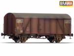BRAWA 48809 H0 Gedeckter Güterwagen Gms54 der DB gealtert