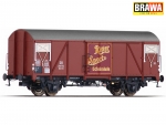 BRAWA 48821 H0 Gedeckter Güterwagen Gms54 „Rittersport“ DB