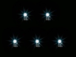 FALLER 180647 LEDs, weiß (5 Stück) 