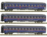 Fleischmann 6260084 N Eurofima-Wagen „Nightjet“, ÖBB 3er-Set