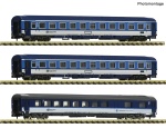 Fleischmann 6260120 N Eurofima-Wagen, CD 3er-Set 
