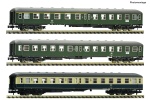 Fleischmann 6260131 N Reisezugwagen „E 2873“, DB 3er-Set 
