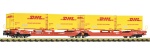 Fleischmann 6660051 N Doppeltaschen-Gelenkwagen T3000e, DHL, DB AG