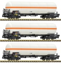 Fleischmann 6660081 N Druckgaskesselwagen, DB 3er-Set 