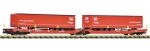 Fleischmann 6660103 N Doppeltaschen-Gelenkwagen T3000e, DB AG