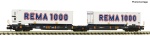 Fleischmann 6660181 N Doppeltaschen-Gelenkwagen T2000, CargoNet