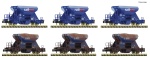 Fleischmann 6660185 N Schotterwagen, Railpro 6er-Set 