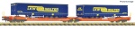 Fleischmann 6660212 N Doppeltaschen-Gelenkwagen T3000e, Wascosa