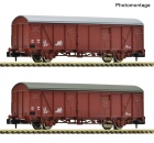 Fleischmann 6660218 N Gedeckte Güterwagen, DR 2er-Set 