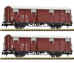Fleischmann 826210 N Gedeckte Güterwagen, DR 2er-Set 