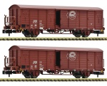 Fleischmann 826214 N Gedeckte Güterwagen, DR 2er-Set 