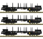 Fleischmann 826710 N Flachwagen, DB AG 3er-Set 