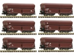 Fleischmann 852103 N Großraum-Selbstentladewagen, DB 6er-Set 