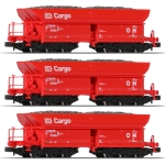 Fleischmann 852703 N Selbstentladewagen der DB AG 3er-Set