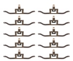 Fleischmann 00614942 H0 Kontaktfeder für Innenbeleuchtung 6454 (10 Stück) Modelleisenbahn