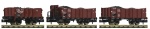 Fleischmann 820803 N Kohlewagen beladen, DRB 3er-Set 