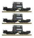 Fleischmann 845512 N Schwerlastwagen Samms, DB 3er-Set 