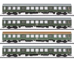 Märklin 42580 H0 Personenwagen Halberstädter Mitteleinstiegswagen, DR 4er-Set